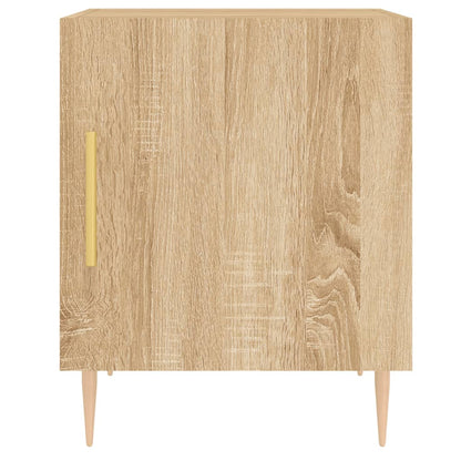 Sonoma Oak Bedside Cabinets 2pcs - 40x40x50 cm Engineered Wood