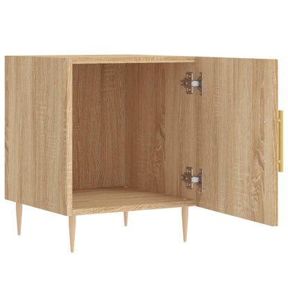Sonoma Oak Bedside Cabinets 2pcs - 40x40x50 cm Engineered Wood
