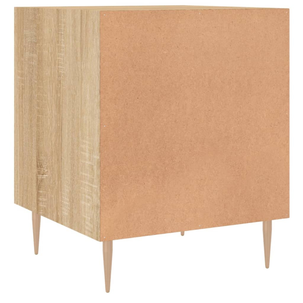Sonoma Oak Bedside Cabinets 2pcs - 40x40x50 cm Engineered Wood