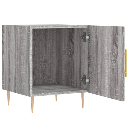 Grey Sonoma Bedside Cabinet 40x40x50 cm - Engineered Wood