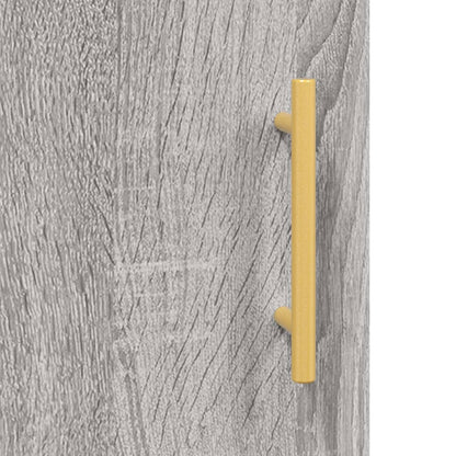Grey Sonoma Bedside Cabinet 40x40x50 cm - Engineered Wood
