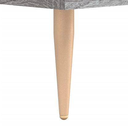 Grey Sonoma Bedside Cabinet 40x40x50 cm - Engineered Wood