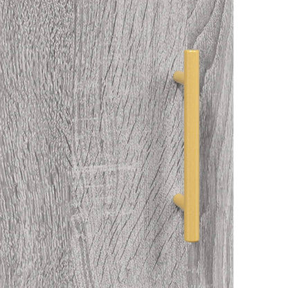 Grey Sonoma Bedside Cabinets Set, 2pcs, Engineered Wood, 40x40x50cm