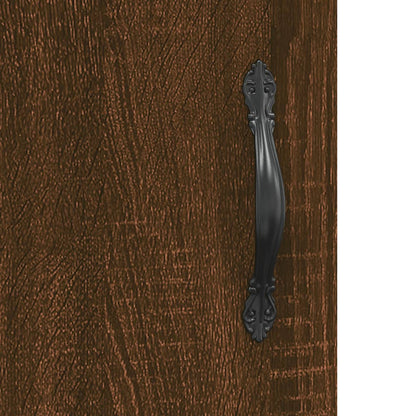 Brown Oak Bedside Cabinets, 2 Pcs, 40x40x50 cm, Engineered Wood