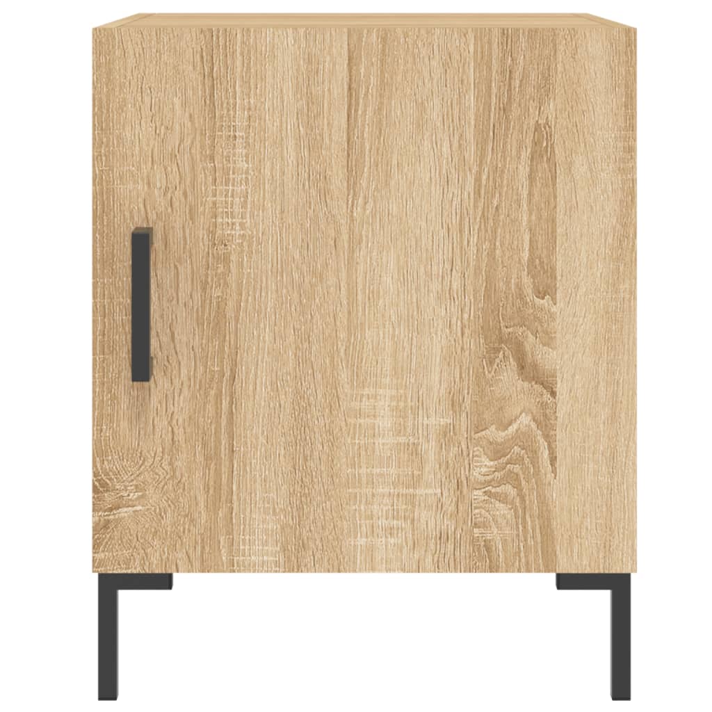 Sonoma Oak Bedside Cabinets 2pcs - Engineered Wood, 40x40x50 cm