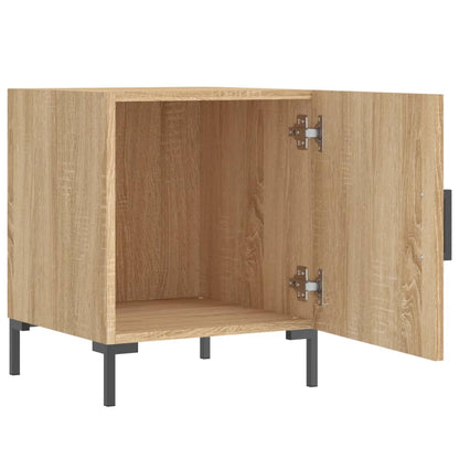 Sonoma Oak Bedside Cabinets 2pcs - Engineered Wood, 40x40x50 cm