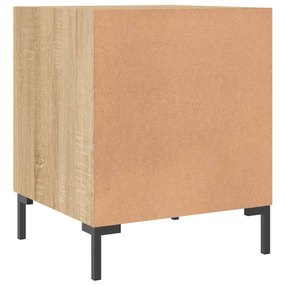 Sonoma Oak Bedside Cabinets 2pcs - Engineered Wood, 40x40x50 cm