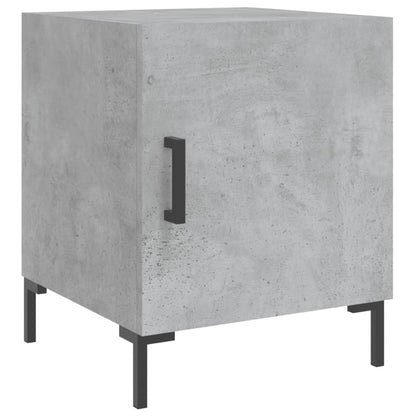 Concrete Grey Bedside Cabinet, 40x40x50 cm, Engineered Wood