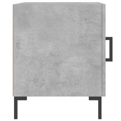 Concrete Grey Bedside Cabinet, 40x40x50 cm, Engineered Wood
