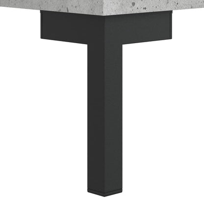 Concrete Grey Bedside Cabinet, 40x40x50 cm, Engineered Wood