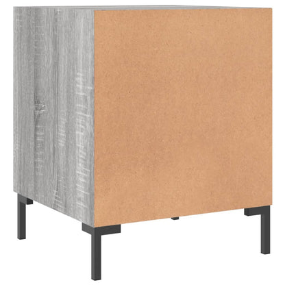 Grey Sonoma Bedside Cabinets 2pcs 40x40x50 cm - Engineered Wood