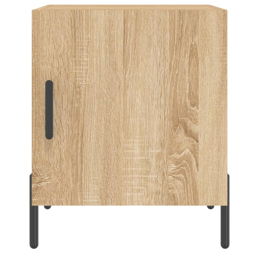Sonoma Oak Bedside Cabinets 2 Pcs, Engineered Wood, 40x40x50 cm