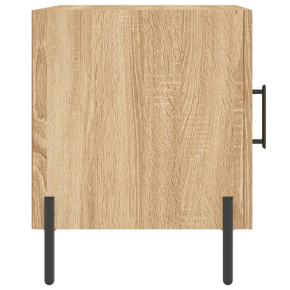 Sonoma Oak Bedside Cabinets 2 Pcs, Engineered Wood, 40x40x50 cm