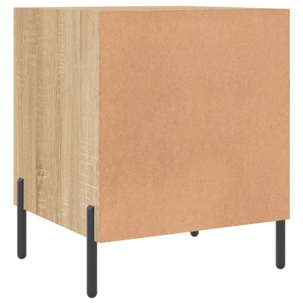 Sonoma Oak Bedside Cabinets 2 Pcs, Engineered Wood, 40x40x50 cm
