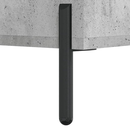 Concrete Grey Bedside Cabinet, 40x40x50 cm, Engineered Wood