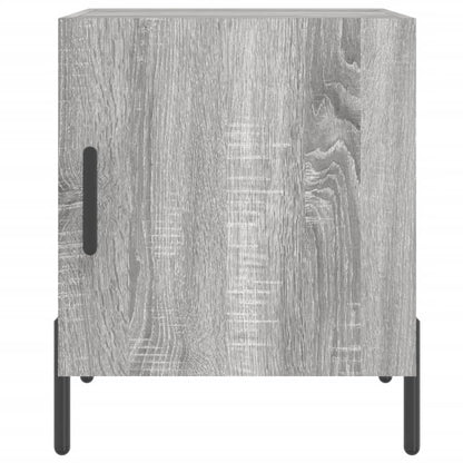Grey Sonoma Engineered Wood Bedside Cabinets, 2 pcs, 40x40x50 cm