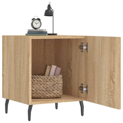 Sonoma Oak Bedside Cabinets 2pcs - 40x40x50 cm Engineered Wood