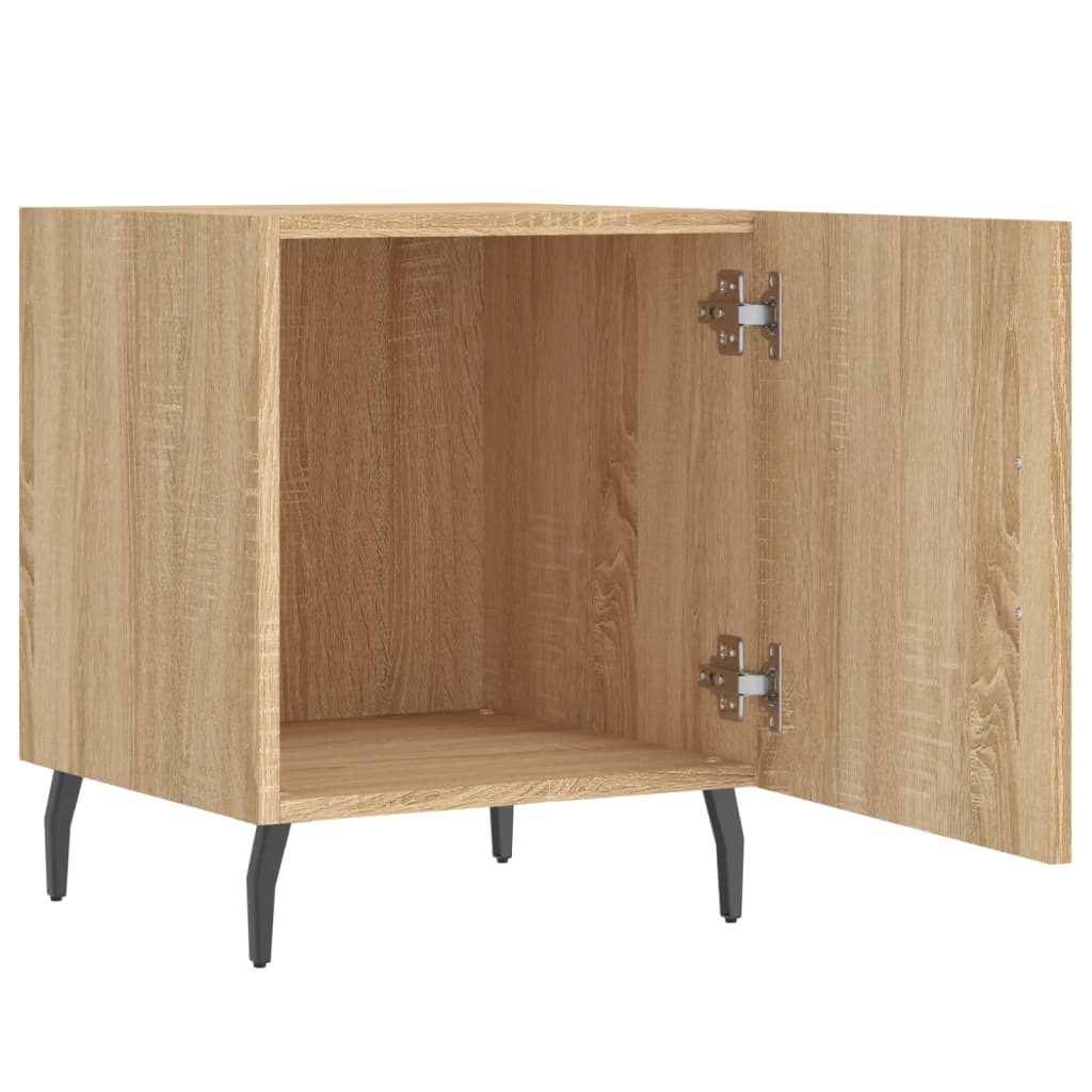 Sonoma Oak Bedside Cabinets 2pcs - 40x40x50 cm Engineered Wood