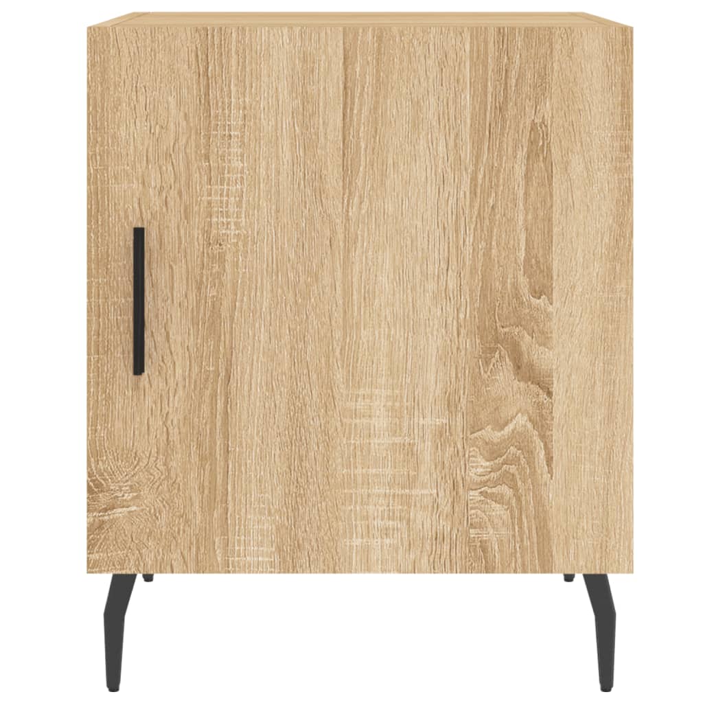 Sonoma Oak Bedside Cabinets 2pcs - 40x40x50 cm Engineered Wood