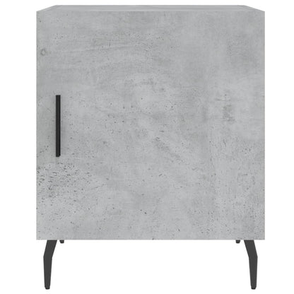 Concrete Grey Bedside Cabinet 40x40x50 cm - Engineered Wood