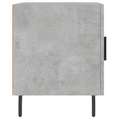 Concrete Grey Bedside Cabinet 40x40x50 cm - Engineered Wood