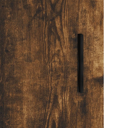 Smoked Oak Bedside Cabinet 40x40x50 cm - Engineered Wood