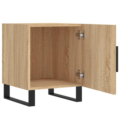 Sonoma Oak Bedside Cabinets Set of 2 - 40x40x50 cm Engineered Wood
