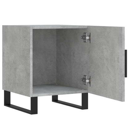 Concrete Grey Bedside Cabinets 2 pcs - 40x40x50 cm, Engineered Wood