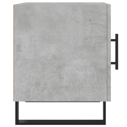 Concrete Grey Bedside Cabinets 2 pcs - 40x40x50 cm, Engineered Wood