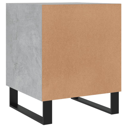 Concrete Grey Bedside Cabinets 2 pcs - 40x40x50 cm, Engineered Wood