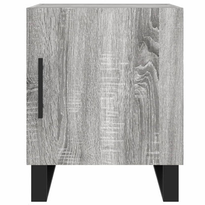 Grey Sonoma Bedside Cabinet 40x40x50 cm | Engineered Wood