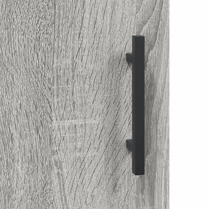 Grey Sonoma Bedside Cabinet 40x40x50 cm | Engineered Wood