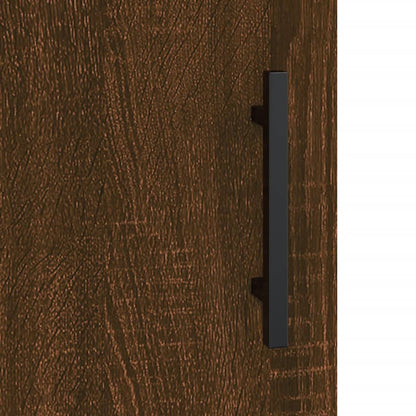 Brown Oak Bedside Cabinets 2pcs - 40x40x50 cm Engineered Wood