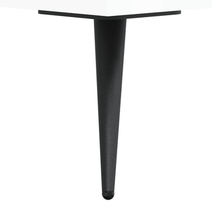 High Gloss White Bedside Cabinet - 40x40x66 cm Engineered Wood