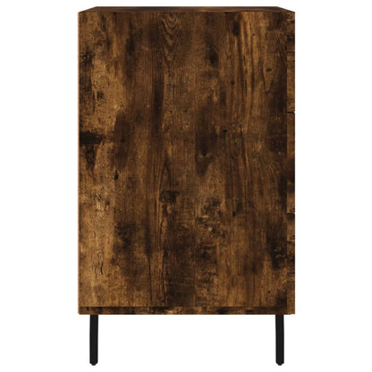 Smoked Oak Bedside Cabinet — 40x40x66 cm, Engineered Wood