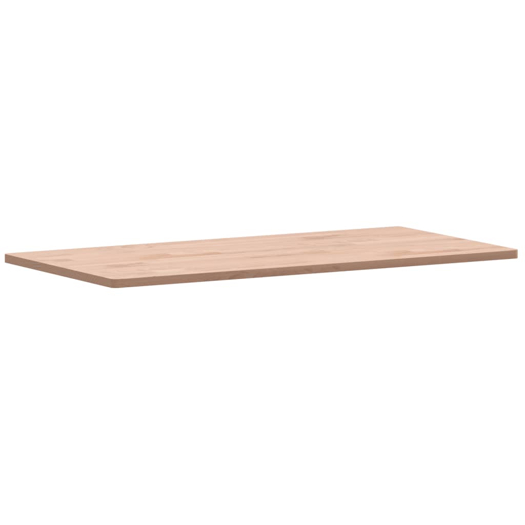 Solid Beech Wood Table Top - 100x50x1.5 cm Rectangular Design