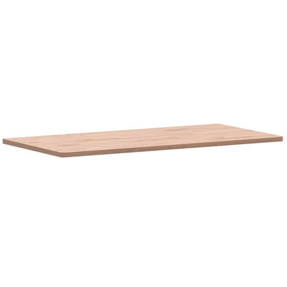 Solid Beech Wood Table Top - 100x50x1.5 cm Rectangular Design