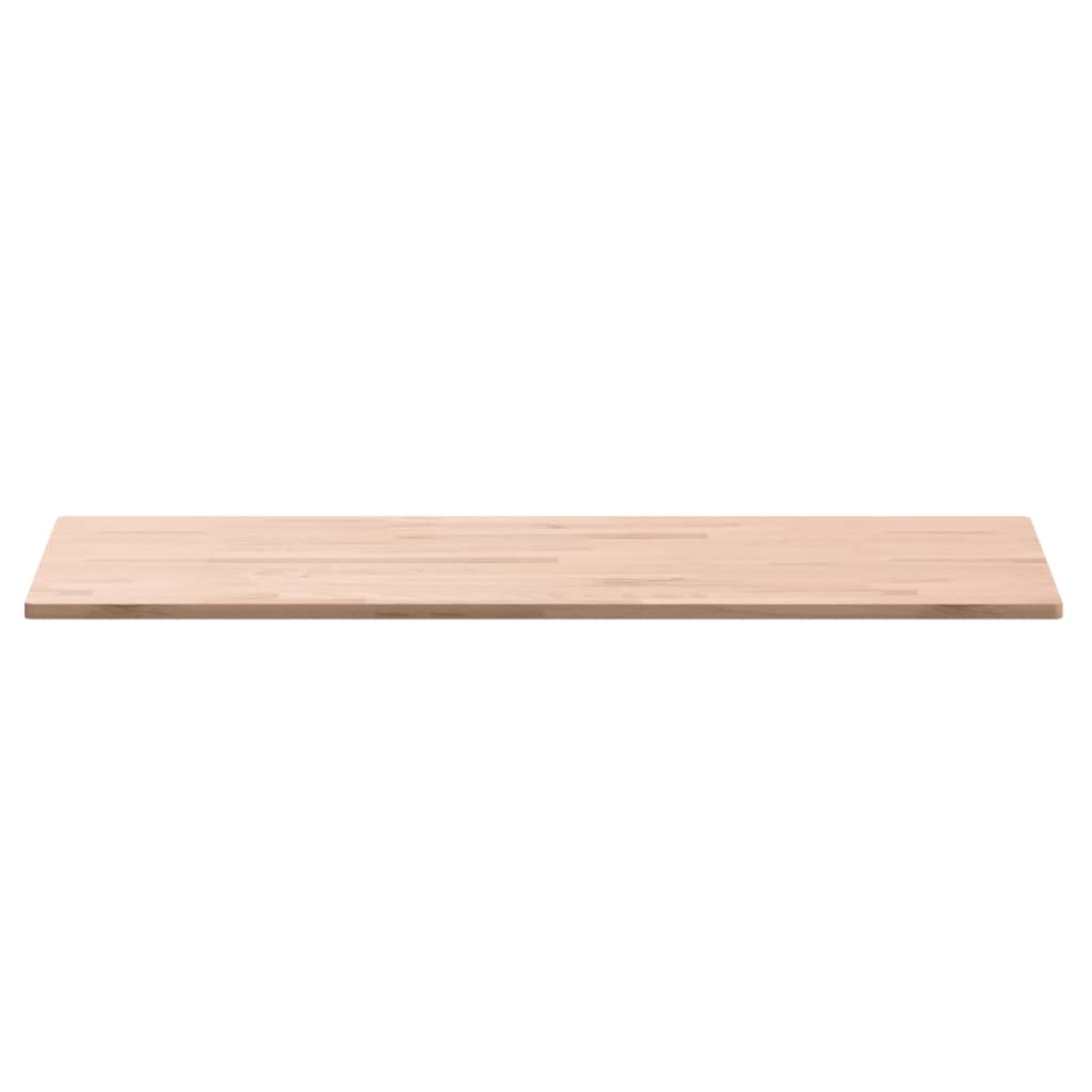 Solid Beech Wood Table Top - 100x50x1.5 cm Rectangular Design