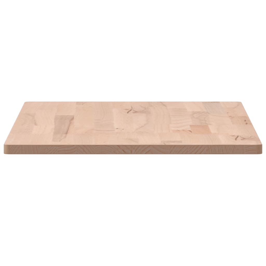 Solid Beech Wood Table Top - 100x50x1.5 cm Rectangular Design