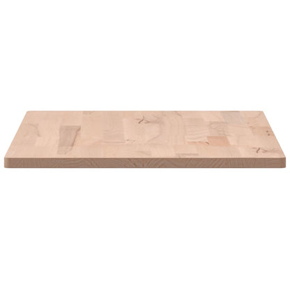 Solid Beech Wood Table Top - 100x50x1.5 cm Rectangular Design