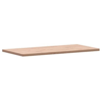 Solid Beech Table Top 100x50x2.5 cm - Durable Rectangular Design