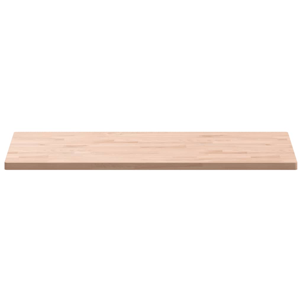 Solid Beech Table Top 100x50x2.5 cm - Durable Rectangular Design