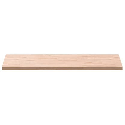 Solid Beech Table Top 100x50x2.5 cm - Durable Rectangular Design