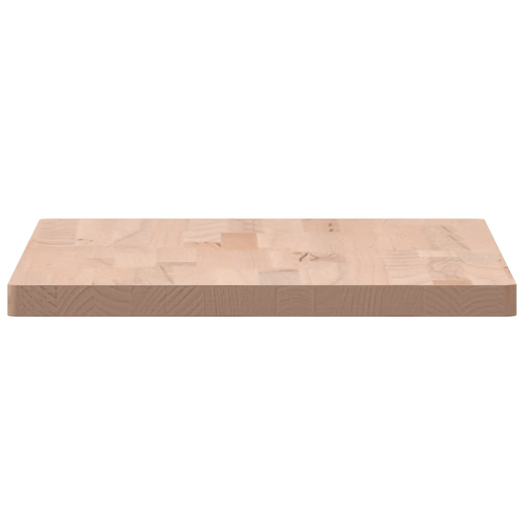 Solid Beech Table Top 60x40x2.5 cm - Rectangular and Durable