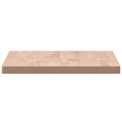 Solid Beech Table Top 60x40x2.5 cm - Rectangular and Durable