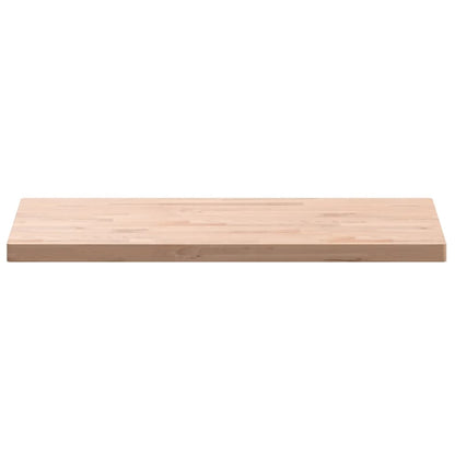 Solid Beech Wood Table Top, Rectangular 100x50x4 cm