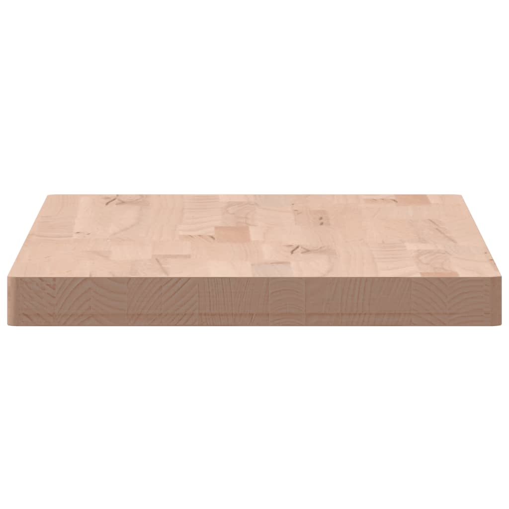 Solid Beech Wood Table Top, Rectangular 100x50x4 cm