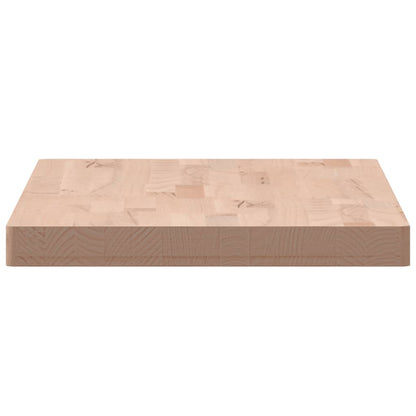Solid Beech Wood Table Top, Rectangular 100x50x4 cm