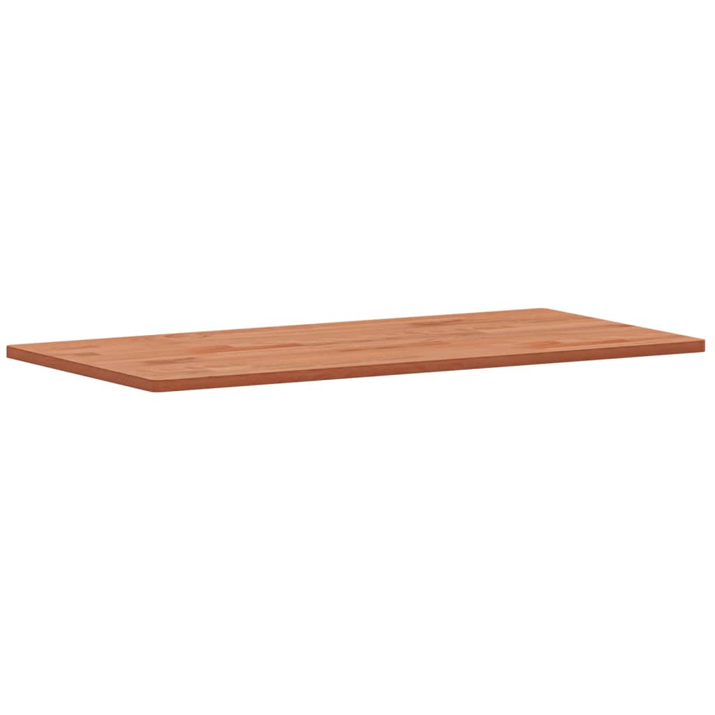 Solid Beech Wood Table Top - 100x50x1.5 cm Rectangular Design