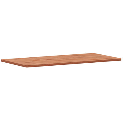 Solid Beech Wood Table Top - 100x50x1.5 cm Rectangular Design